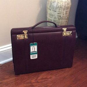 NWT Leather Brief case